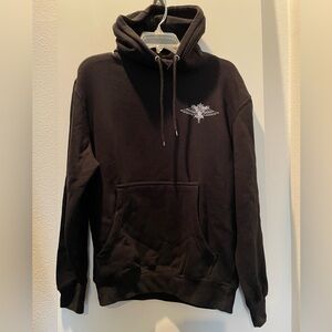 US Air Force Logo Hoodie Sweatshirt Cotton Black/White Unisex
